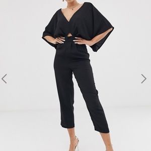 Asos Design Jumpsuit with Kimono Sleeve & Peg Leg